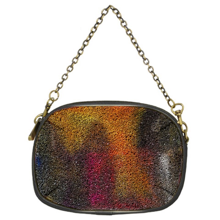 Colors Exploding Paint Spray Chain Purse (One Side)