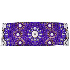 Mandala Abstract Design Pattern Blue Body Pillow Case (Dakimakura)