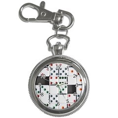 Dominos Dots Fun Key Chain Watches by Pakrebo