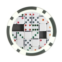 Dominos Dots Fun Poker Chip Card Guard by Pakrebo