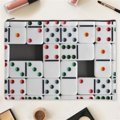 Dominos Dots Fun Cosmetic Bag (xxxl) by Pakrebo