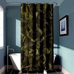 Green Leafy Plant Shower Curtain 36  X 72  (stall)  by Pakrebo