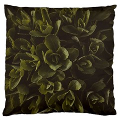 Green Leafy Plant Standard Flano Cushion Case (one Side) by Pakrebo