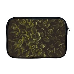 Green Leafy Plant Apple Macbook Pro 17  Zipper Case by Pakrebo