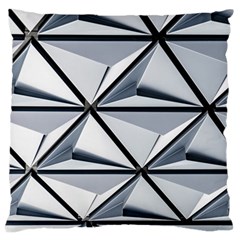 White Architectural Structure Large Cushion Case (two Sides) by Pakrebo