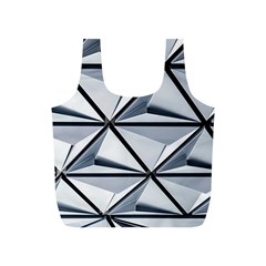 White Architectural Structure Full Print Recycle Bag (s) by Pakrebo