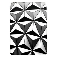 Black And White Diamond Shape Wallpaper Removable Flap Cover (s) by Pakrebo