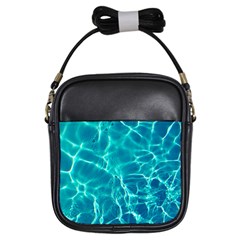 Blue Water Wallpaper Girls Sling Bag