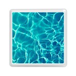 Blue Water Wallpaper Memory Card Reader (Square) Front