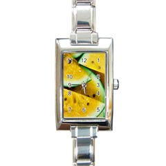 Sliced Watermelon Lot Rectangle Italian Charm Watch by Pakrebo