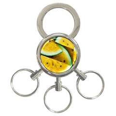 Sliced Watermelon Lot 3-ring Key Chain by Pakrebo