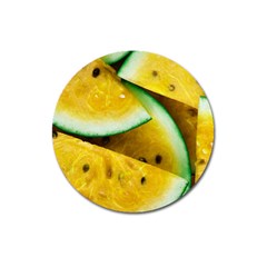 Sliced Watermelon Lot Magnet 3  (round) by Pakrebo