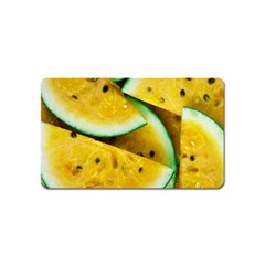 Sliced Watermelon Lot Magnet (name Card) by Pakrebo