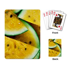 Sliced Watermelon Lot Playing Cards Single Design (rectangle) by Pakrebo