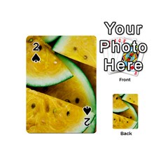 Sliced Watermelon Lot Playing Cards 54 Designs (mini) by Pakrebo