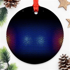 Black Portable Speaker Ornament (round) by Pakrebo