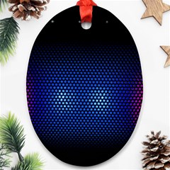 Black Portable Speaker Ornament (oval) by Pakrebo