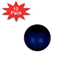 Black Portable Speaker 1  Mini Buttons (10 Pack)  by Pakrebo