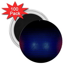 Black Portable Speaker 2 25  Magnets (100 Pack)  by Pakrebo