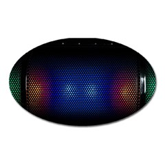 Black Portable Speaker Oval Magnet by Pakrebo