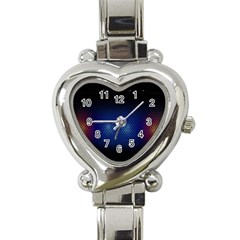 Black Portable Speaker Heart Italian Charm Watch by Pakrebo