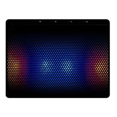 Black Portable Speaker Fleece Blanket (small) by Pakrebo