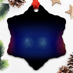 Black Portable Speaker Ornament (snowflake) by Pakrebo