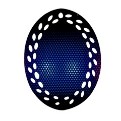 Black Portable Speaker Ornament (oval Filigree) by Pakrebo