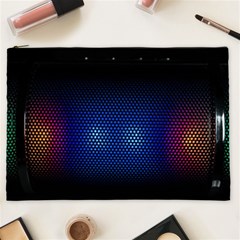 Black Portable Speaker Cosmetic Bag (xxl) by Pakrebo