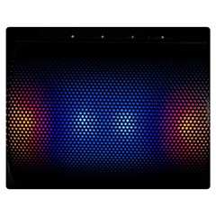 Black Portable Speaker Double Sided Flano Blanket (medium)  by Pakrebo