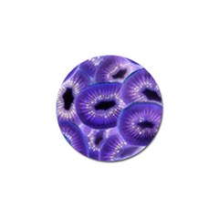 Sliced Kiwi Fruits Purple Golf Ball Marker (10 Pack) by Pakrebo