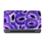 Sliced Kiwi Fruits Purple Memory Card Reader with CF Front