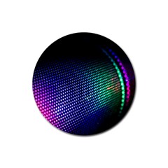 Background Blur Bokeh Close Up Rubber Coaster (round)  by Pakrebo