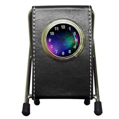 Background Blur Bokeh Close Up Pen Holder Desk Clock by Pakrebo