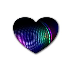 Background Blur Bokeh Close Up Rubber Coaster (heart)  by Pakrebo