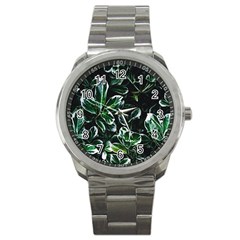 Beautiful Botanical Bright Sport Metal Watch by Pakrebo