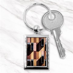 Architectural Design Architecture Building Colors Key Chain (rectangle) by Pakrebo