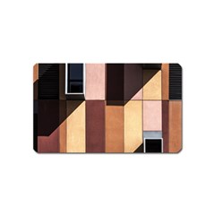 Architectural Design Architecture Building Colors Magnet (name Card) by Pakrebo