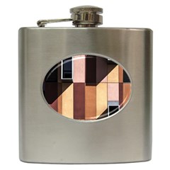 Architectural Design Architecture Building Colors Hip Flask (6 Oz) by Pakrebo