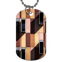 Architectural Design Architecture Building Colors Dog Tag (two Sides) by Pakrebo