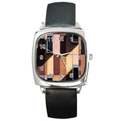 Architectural Design Architecture Building Colors Square Metal Watch by Pakrebo