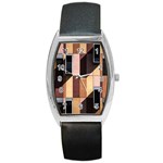 Architectural Design Architecture Building Colors Barrel Style Metal Watch Front