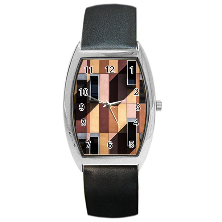 Architectural Design Architecture Building Colors Barrel Style Metal Watch