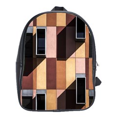 Architectural Design Architecture Building Colors School Bag (large) by Pakrebo