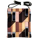 Architectural Design Architecture Building Colors Shoulder Sling Bag Front