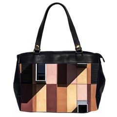 Architectural Design Architecture Building Colors Oversize Office Handbag (2 Sides) by Pakrebo