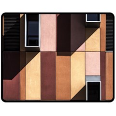 Architectural Design Architecture Building Colors Fleece Blanket (medium)  by Pakrebo