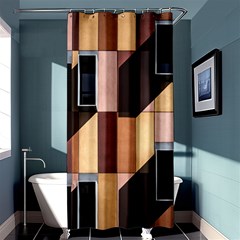 Architectural Design Architecture Building Colors Shower Curtain 36  X 72  (stall)  by Pakrebo