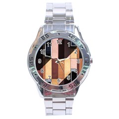 Architectural Design Architecture Building Colors Stainless Steel Analogue Watch by Pakrebo