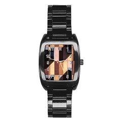 Architectural Design Architecture Building Colors Stainless Steel Barrel Watch by Pakrebo